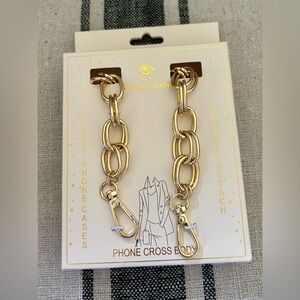 Chic Gold Chain Phone Strap